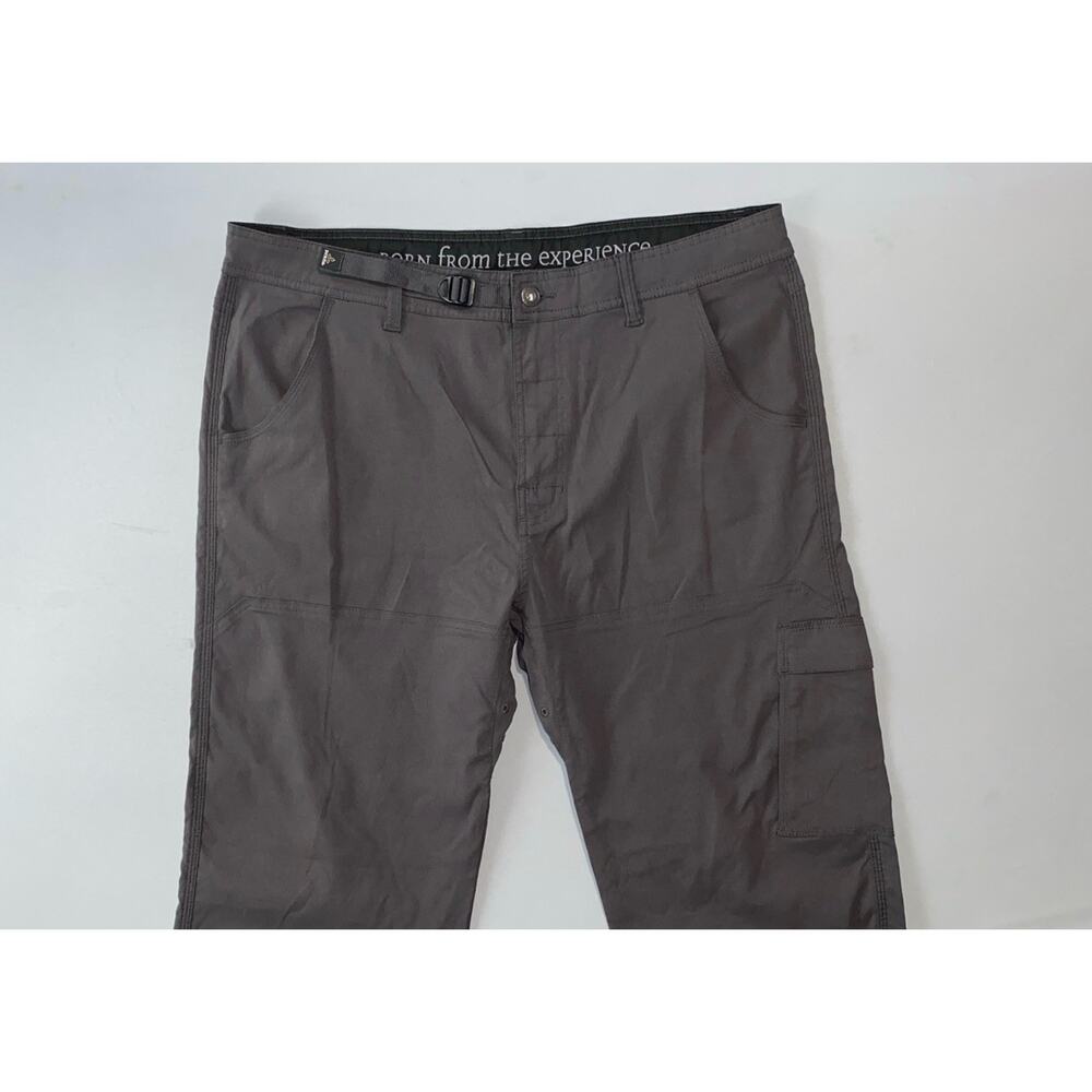 Prana M4ST32111 Belted Zion Stretch Cargo Hiking, Rock Pants. Men's XL X 32. EUC